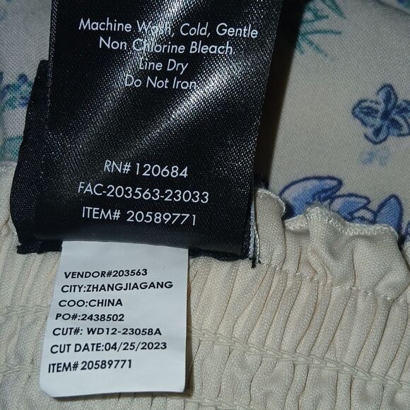 Disney Box Lunch Eeyore Floral Smock Dress hidden pockets Sz 4 (4x 24/26) EUC - Picture 11 of 12